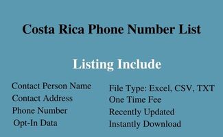 Costa Rica phone number list